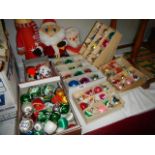 A large lot of Christmas decorations. COLLECT ONLY.