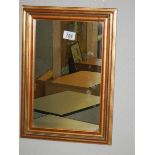 A mahogany framed mirror, COLLECT ONLY.