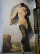 An unframed nude print, COLLECT ONLY.