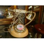 A vintage style telephone.