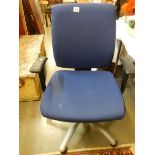 An office chair with adjustable arms, COLLECT ONLY.
