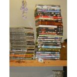 A mixed lot of DVD's.