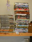 A mixed lot of DVD's.