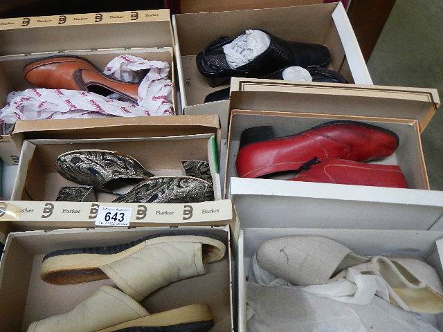 Eight pairs of previously worn shoes in boxes. - Image 3 of 3