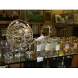 A mixed lot of glass ware COLLECT ONLY.