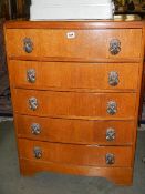 A five drawer chest. COLLECT ONLY.