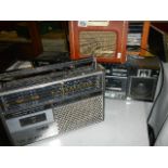 Three old radio's, a/f. COLLECT ONLY.