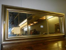 A gilt framed hall mirror, COLLECT ONLY.