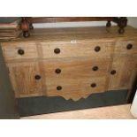 A limed oak sideboard, COLLECT ONLY.