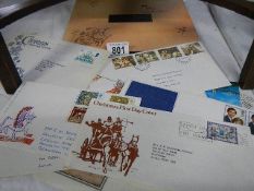 A quantity of first day covers.