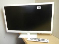 A white flat screen television. COLLECT ONLY.