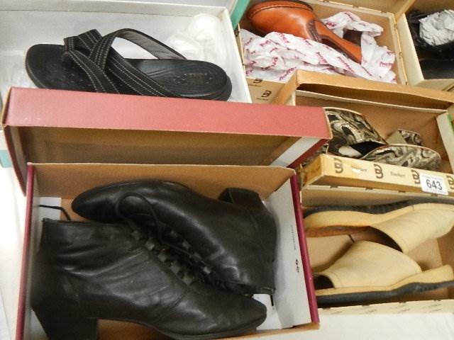 Eight pairs of previously worn shoes in boxes. - Image 2 of 3