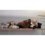 A mixed lot of teddy bears and other soft toys, COLLECT ONLY.