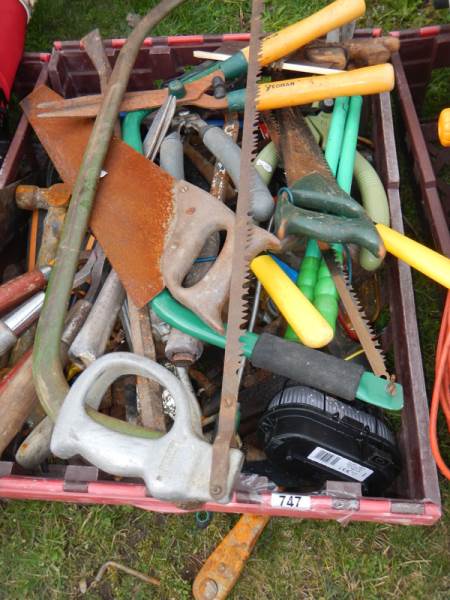 A tray of tools, COLLECT ONLY.