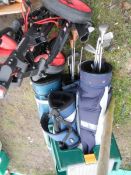 A quantity of golf clubs, COLLECT ONLY.