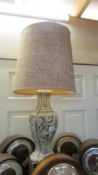 A table lamp with shade, COLLECT ONLY.