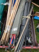 A quantity of sweeps and drain rods. COLLECT ONLY.