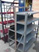 A quantity of metal shelves, COLLECT ONLY.