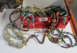 A good lot of costume jewellery.