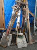 A quantity of garden tools. COLLECT ONLY.