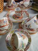 A quantity of Chinese porcelain tea ware, COLLECT ONLY.
