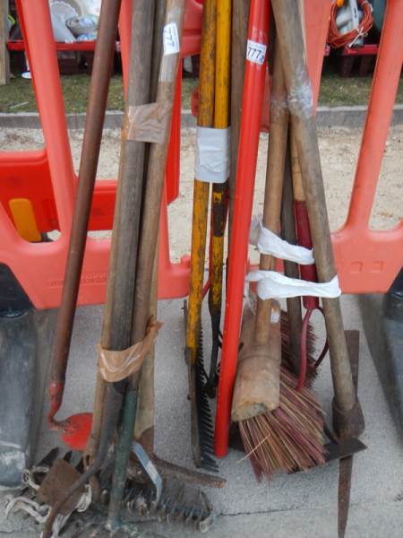 A quantity of garden tools , COLLECT ONLY.