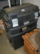 A Stanley tool box and contents, COLLECT ONLY.