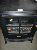 A coal effect electric fire, COLLECT ONLY.