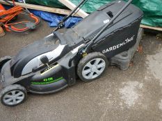 A Green Line lawn mower, COLLECT ONLY.