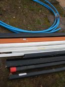 A quantity of plastic piping, COLLECT ONLY.