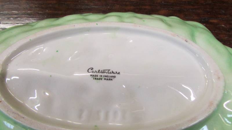 A Carlton ware leaf dish. - Image 2 of 2