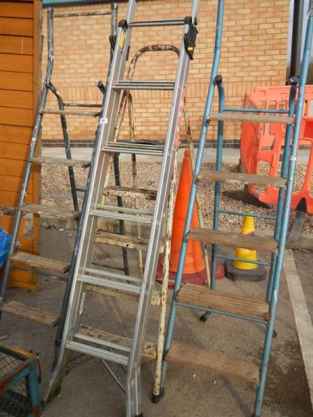 Four step ladders, COLLECT ONLY.