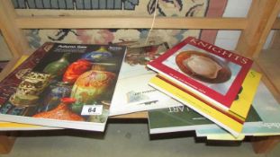 A quantity of assorted auction catalogues.
