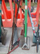 A quantity of garden tools , COLLECT ONLY.