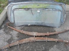 A good selection of period windscreens, COLLECT ONLY.