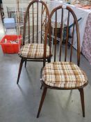 A pair of Ercol chairs, COLLECT ONLY.