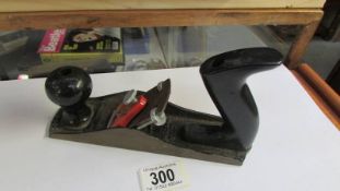 A Stanley SB3 woodworking plane.