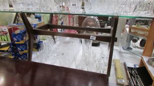 A glass topped coffee table, COLLECT ONLY.