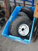 A quantity of old trolley wheels, COLLECT ONLY.