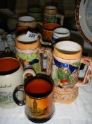 A mixed lot of old jugs,, COLLECT ONLY.