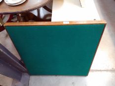 A vintage folding card table (70cm x 70cm) COLLECT ONLY