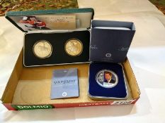 Her Majesty the Queen Jubilee silver Crown set 2002 & Perth mint H.R.H Prince Henry of Wales 21st