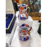 A pair of Masons Ironstone jugs