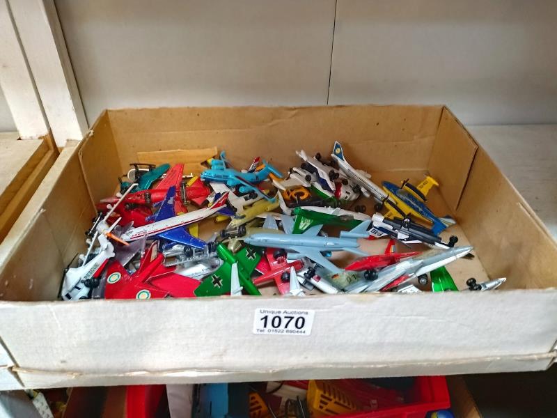A large quantity of mainly Matchbox Diecast model aircraft