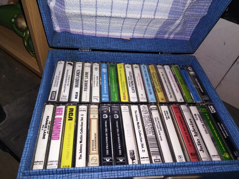 A Brexton case of cassette tapes and one other. - Image 2 of 3