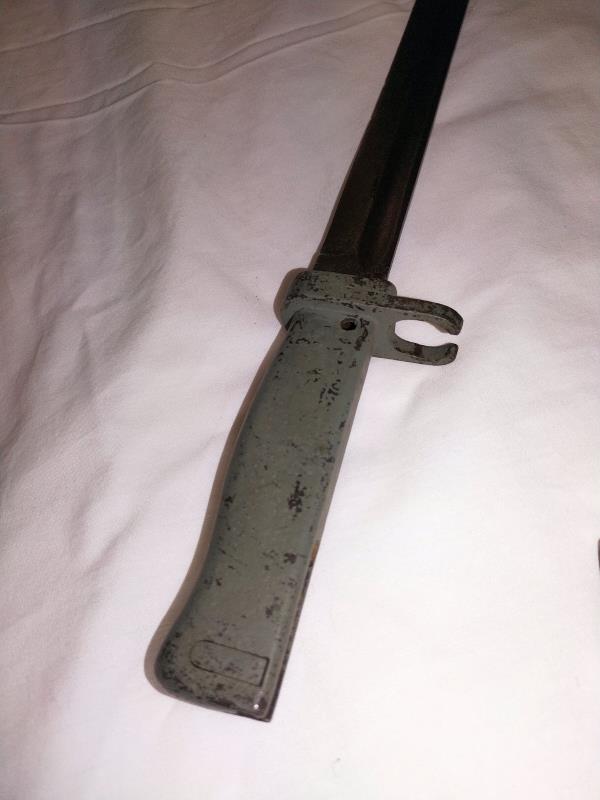 A German Ersatz bayonet with scabbard COLLECT ONLY - Image 4 of 4