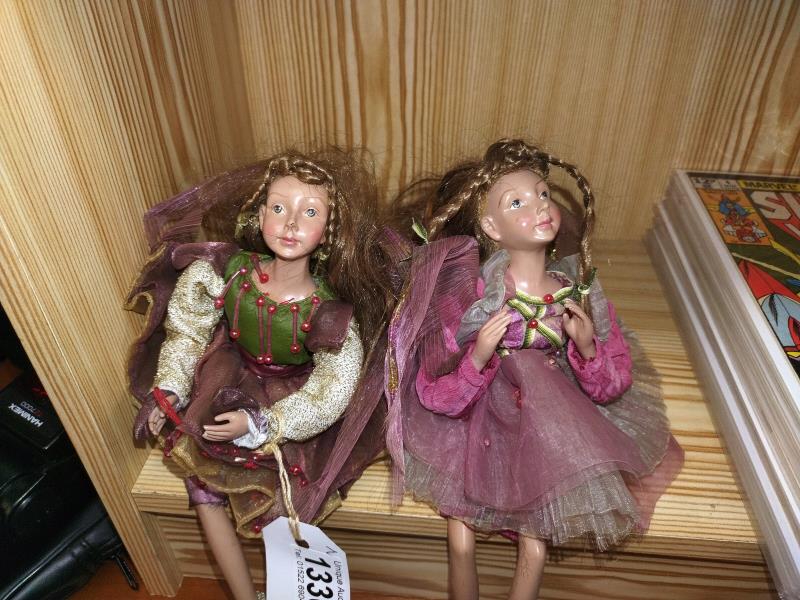Two dolls in the form of fairies, 1970's. - Image 2 of 2