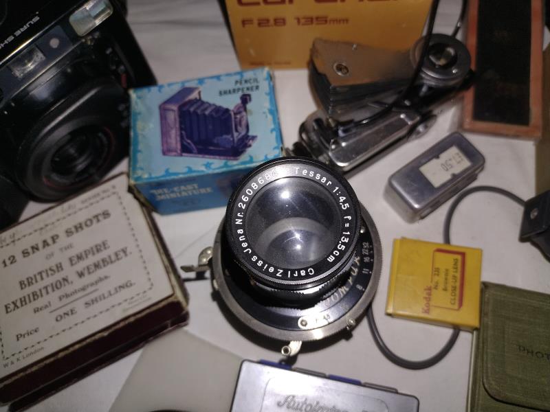 A boxed vintage camera equipment including lenses Canon Sure Shot 35mm etc. - Image 4 of 4