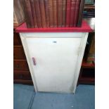A 1950's kitchen cupboard. 61cm x 58cm x Height 94cm. COLLECT ONLY.