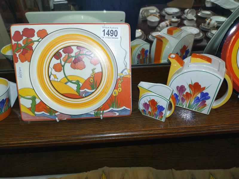 A collection of Clarice Cliff style pottery etc. - Image 3 of 4
